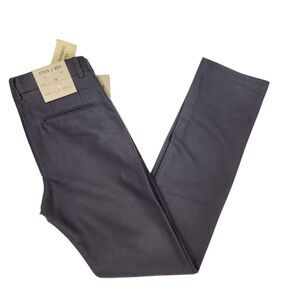 NEW Stitch Note Mens SNP-102 Gray Slim Straight Fit Chino Pants 29x34
